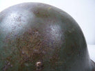 Original WW2 British / Canadian Army Mk3 High Rivet Turtle Army Combat Helmet - The Militaria Shop