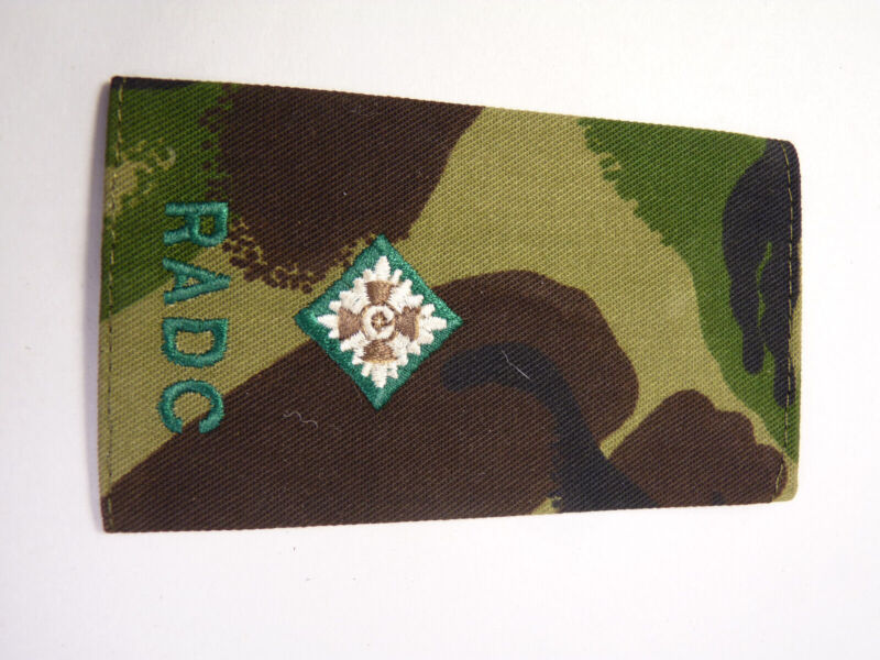 DOM Rank Slide / Epaulette Single Genuine British Army - RADC Dental Corps - The Militaria Shop