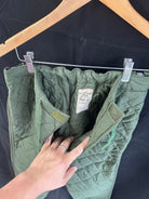 Genuine British Army Green Extreme Cold Weather Combat Liner Trousers-Size 76/82 - The Militaria Shop