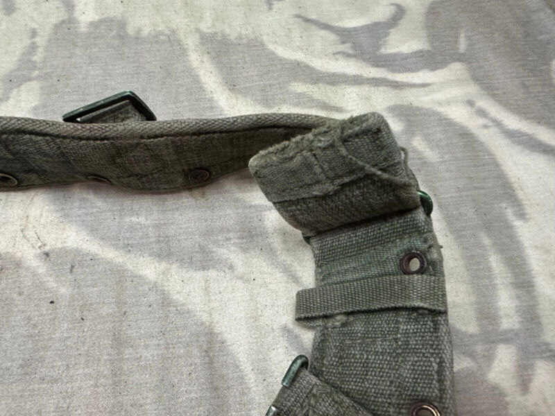 Original WW2 British Army 44 Pattern Soldiers Belt - 36" Waist - The Militaria Shop
