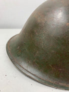 Mk3 Canadian / British Army Original WW2 Turtle Helmet High Rivet - The Militaria Shop