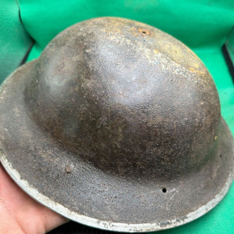 British Army Mk2 Brodie Helmet - Original WW2 - South African Manufactured - The Militaria Shop