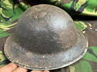 British Army Mk2 Brodie Helmet - Original WW2 - South African Manufactured - The Militaria Shop