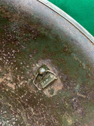 WW2 Canadian Army Mk3 Turtle Helmet - Original WW2 Helmet Shell - High Rivet - The Militaria Shop