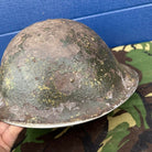WW2 Canadian Army Mk3 Turtle Helmet - Original Helmet Shell - High Rivet - The Militaria Shop