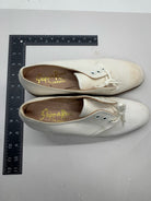 Original WW2 British Army Women's White Summer Shoes - ATS WAAF - Size 240 - The Militaria Shop