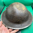 British Army Mk2 Brodie Helmet - Original WW2 - South African Manufactured - The Militaria Shop