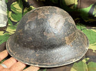 British Army Mk2 Brodie Helmet - Original WW2 - South African Manufactured - The Militaria Shop