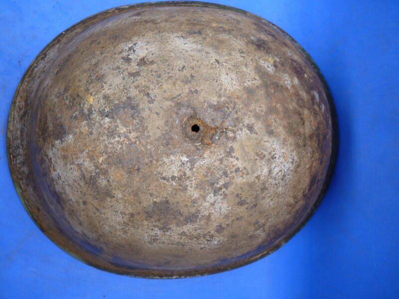 Original WW2 Onwards British Army Mk4 Turtle Helmet - The Militaria Shop