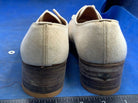 Original WW2 British Army Women's White Summer Shoes - ATS WAAF - Size 240s - The Militaria Shop