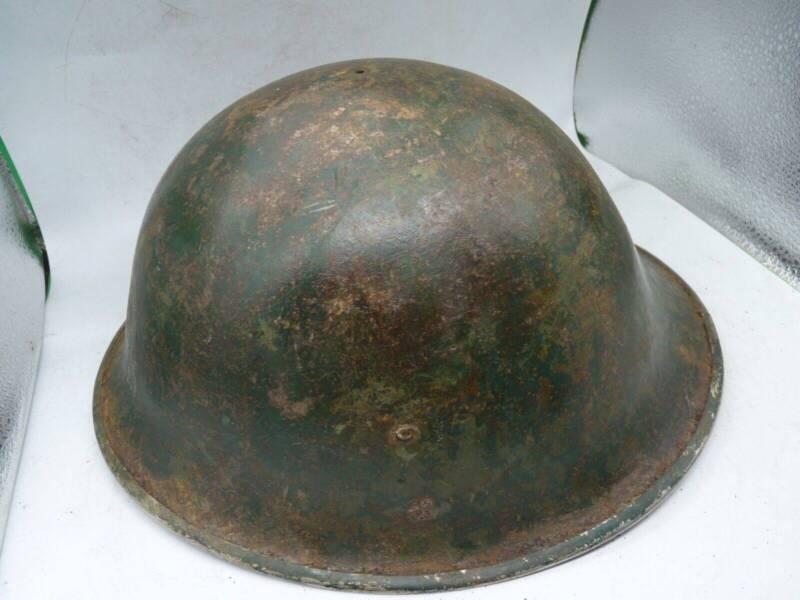 Original WW2 Mk3 Combat Helmet - British / Canadian D-Day Pattern - The Militaria Shop