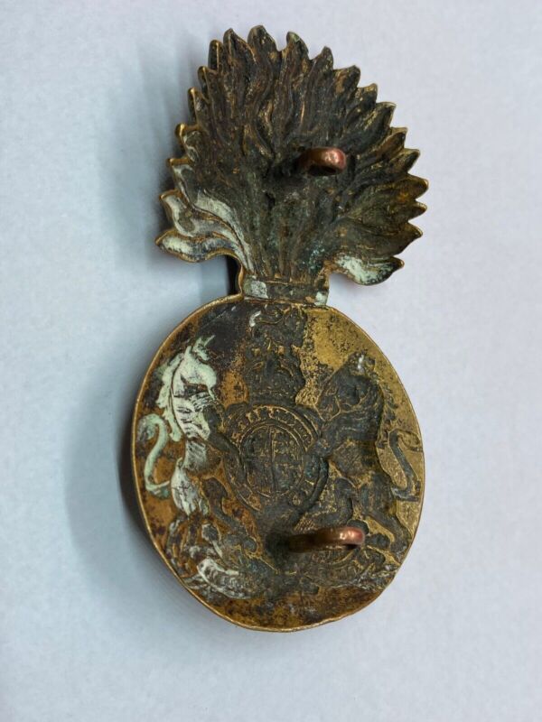 Original British Army Royal Scots Fusiliers Busby / Cap / Pouch Badge - The Militaria Shop