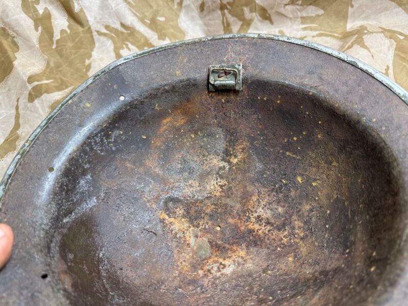 British Army Mk2 Brodie Helmet - Original WW2 - South African Manufactured - The Militaria Shop