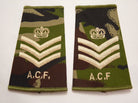 DPM Rank Slides / Epaulette Single Genuine British Army - ACF Staff Sergeant - The Militaria Shop