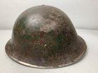 Mk3 Canadian / British Army Original WW2 Turtle Helmet High Rivet - The Militaria Shop
