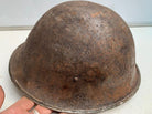 Original WW2 Canadian / British Army MK3 Turtle Helmet - Untouched Original!!! - The Militaria Shop