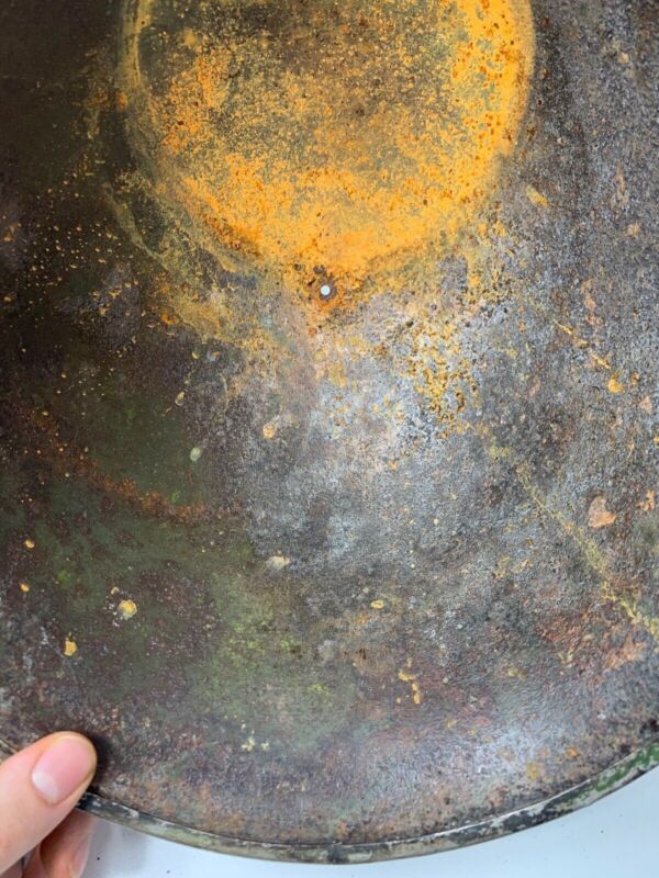 Mk3 Canadian / British Army Original WW2 Turtle Helmet High Rivet - The Militaria Shop