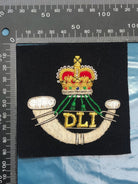 British Army Bullion Embroidered Blazer Badge - Durham Light Infantry - The Militaria Shop