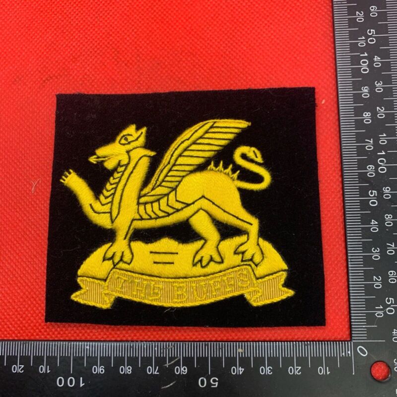British Army The Buffs Regimental Embroidered Blazer Badge - The Militaria Shop