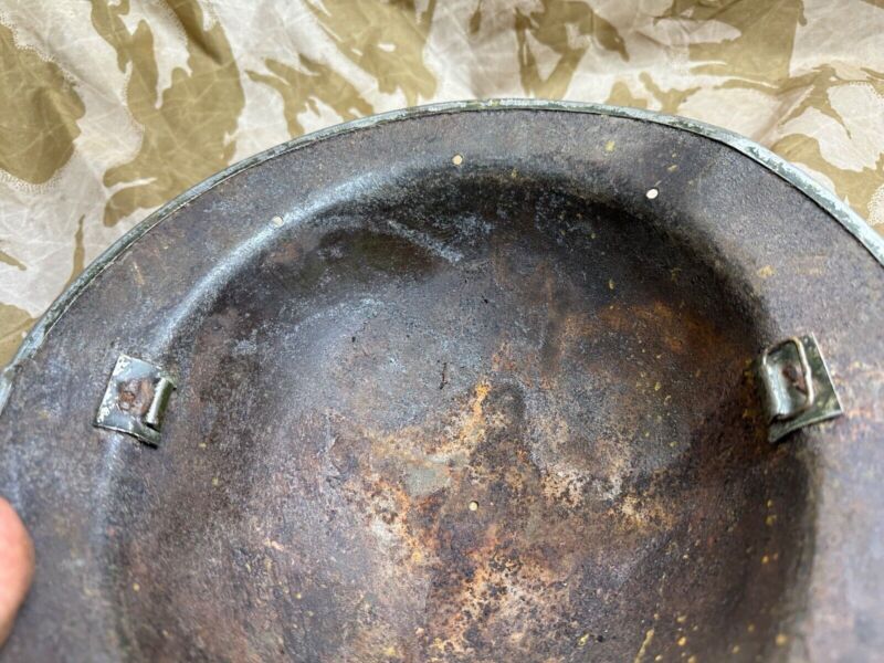 British Army Mk2 Brodie Helmet - Original WW2 - South African Manufactured - The Militaria Shop