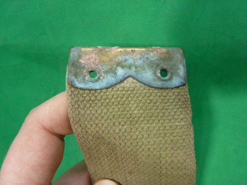 Original WW2 Pattern British Army L Strap Single - 37 Pattern Webbing Haversack - The Militaria Shop