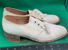 Original WW2 British Army Women's White Summer Shoes - ATS WAAF - Size 230s - The Militaria Shop