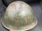 Original WW2 British Army / Canadian Army Mk3 Turtle Combat Helmet - The Militaria Shop