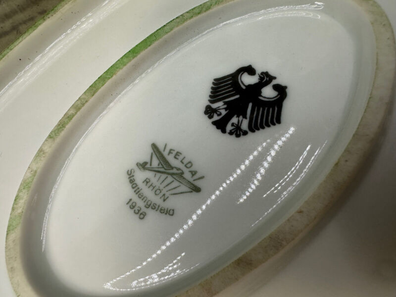 Original Pre/Early WW2 German Army Officers Mess Serving Platter - Felda Rhon - The Militaria Shop