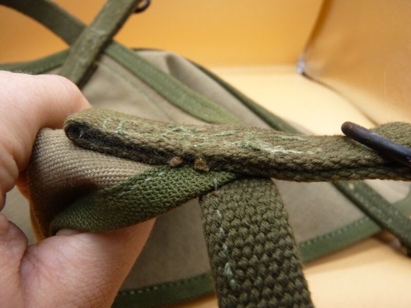 Original WW2 US Army M1928 Haversack Pack Tail - 1944 Dated - The Militaria Shop