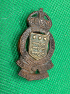 Original WW1 / WW2 British Army - Royal Army Ordnance Corps Cap Badge - The Militaria Shop