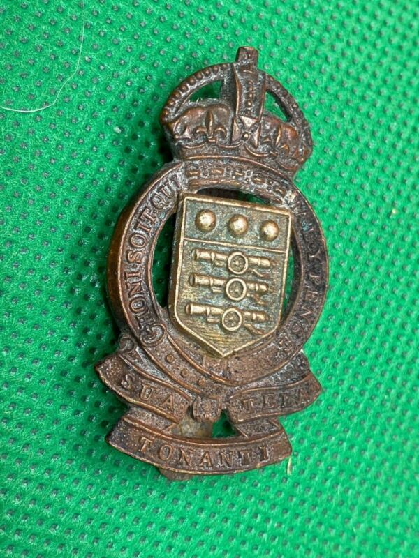 Original WW1 / WW2 British Army - Royal Army Ordnance Corps Cap Badge - The Militaria Shop