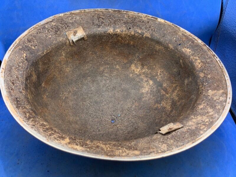 Original WW2 British Army South African Made Combat Helmet Mk2 Brodie - The Militaria Shop