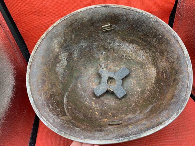 Mk3 Turtle Helmet - Original WW2 British / Canadian Army Combat Helmet - The Militaria Shop