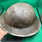 British Army Mk2 Brodie Helmet - Original WW2 - South African Manufactured - The Militaria Shop