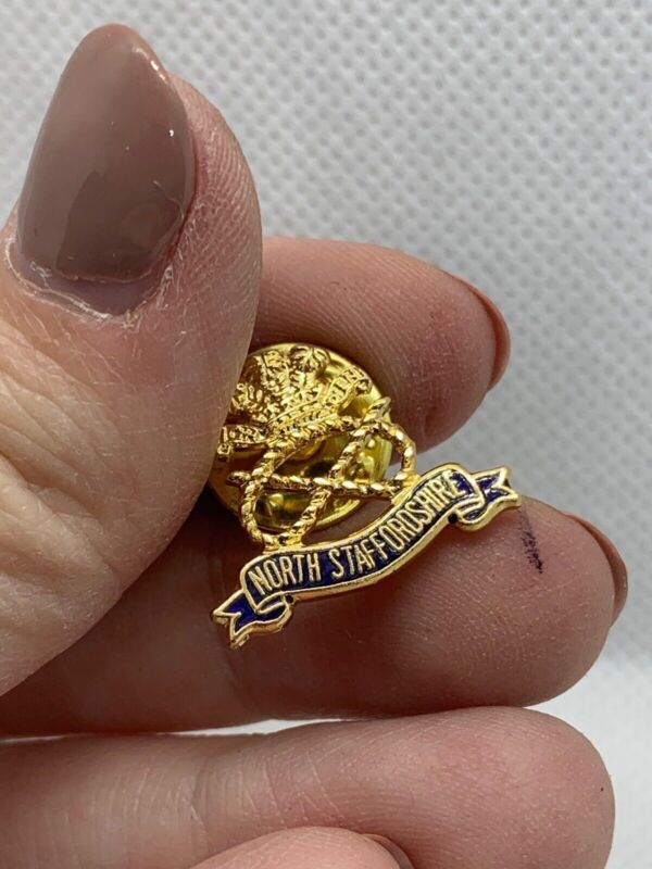 North Staffordshire - NEW British Army Military Cap / Tie / Lapel Pin Badge (#9) - The Militaria Shop