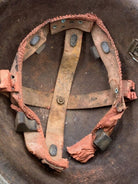 WW2 Canadian Army Mk3 Turtle Helmet - Original WW2 Helmet Shell - High Rivet - The Militaria Shop