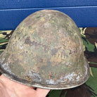 WW2 Canadian Army Mk3 Turtle Helmet - Original Helmet Shell - High Rivet - The Militaria Shop