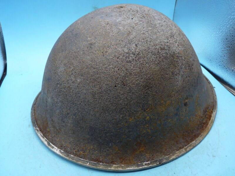 Original Canadian Army Mk3 Turtle High Rivet Combat Helmet - The Militaria Shop