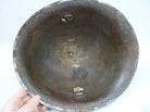 Original WW2 British / Canadian Mk3 Turtle Helmet Untouched Paint - The Militaria Shop
