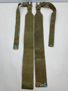 Original WW2 British Army 37 Pattern L Straps Pair - Wartime Dated - The Militaria Shop