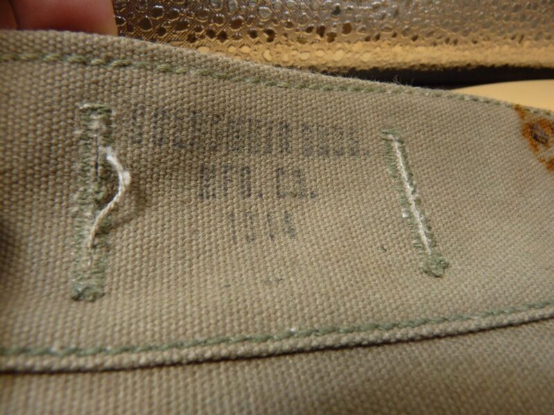 Original WW2 US Army M1928 Haversack Pack Tail - 1944 Dated - The Militaria Shop
