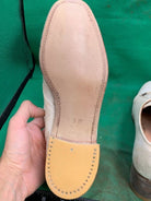 Original WW2 British Army Women's White Summer Shoes - ATS WAAF - Size 230s - The Militaria Shop