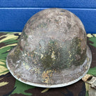 WW2 Canadian Army Mk3 Turtle Helmet - Original Helmet Shell - High Rivet - The Militaria Shop