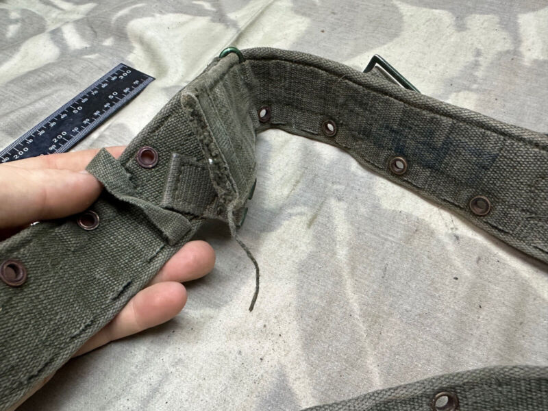 Original WW2 British Army 44 Pattern Soldiers Belt - 36" Waist - The Militaria Shop