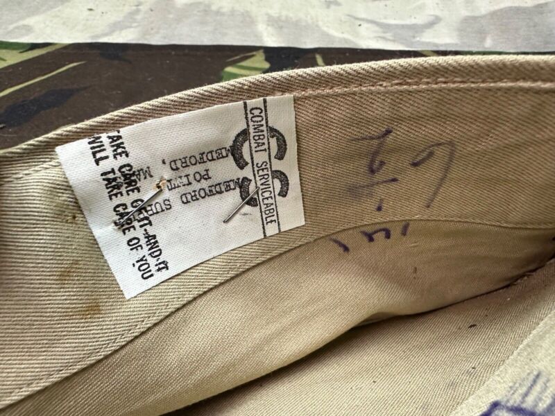 Original WW2 US Army Garrison Side Cap Hat - Old Stock - Combat Servicable - The Militaria Shop