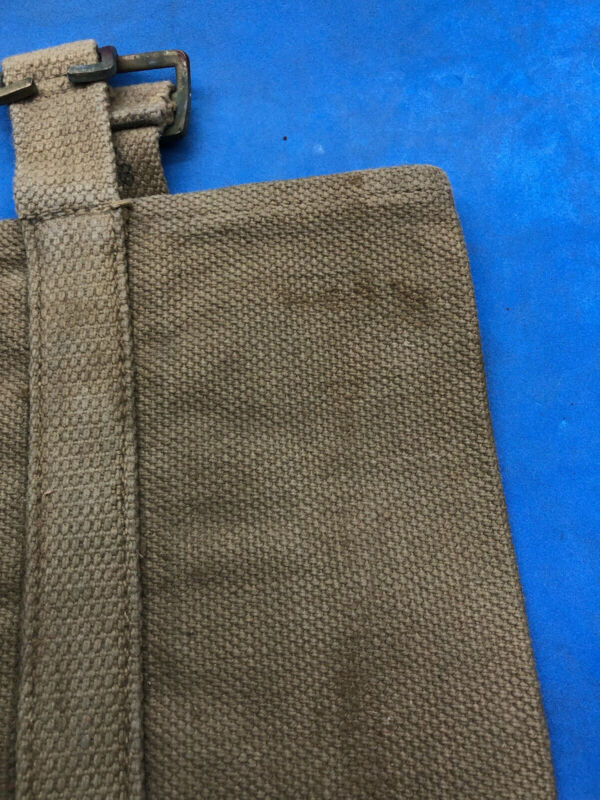 WW2 British Army 37 Pattern Webbing Water Bottle Carrier Harness - 1945 Dated - The Militaria Shop