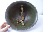 Original WW2 British / Canadian Army Mk3 High Rivet Turtle Army Combat Helmet - The Militaria Shop