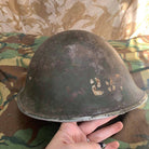 Original WW2 British / Canadian Mk3 Army Combat Turtle Helmet - The Militaria Shop