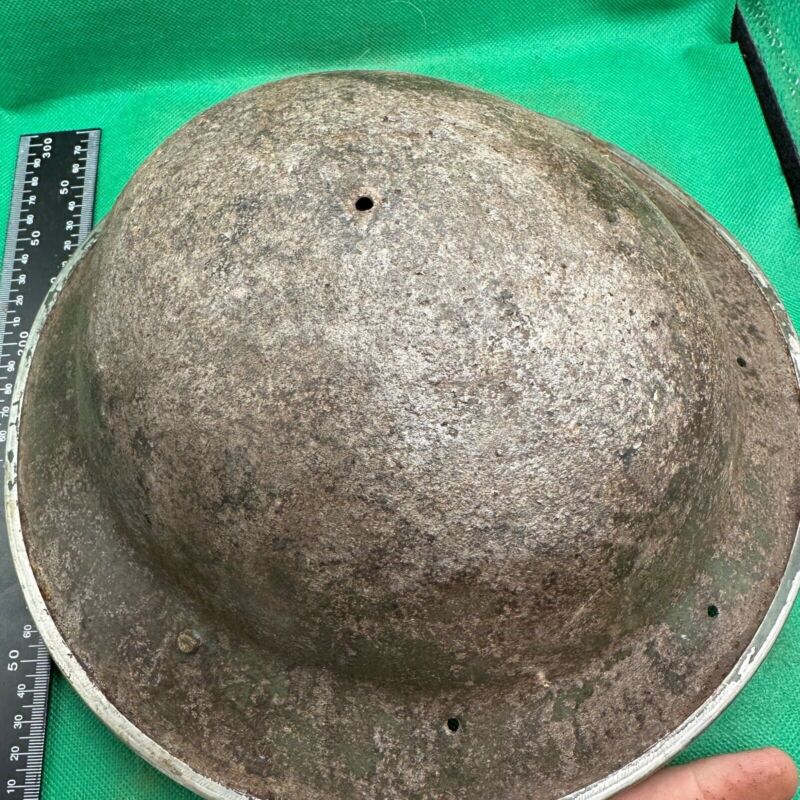 British Army Mk2 Brodie Helmet - Original WW2 - South African Manufactured - The Militaria Shop