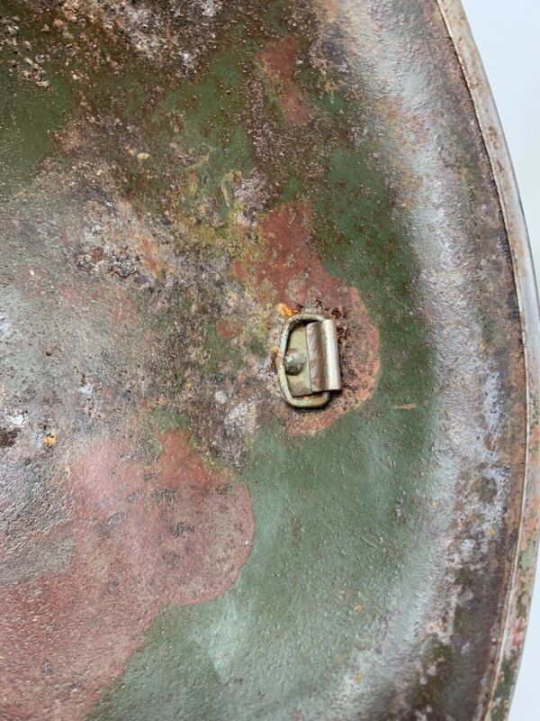 Mk3 Canadian / British Army Original WW2 Turtle Helmet High Rivet - The Militaria Shop